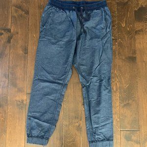 J. Crew Mens Blue Joggers Size Large